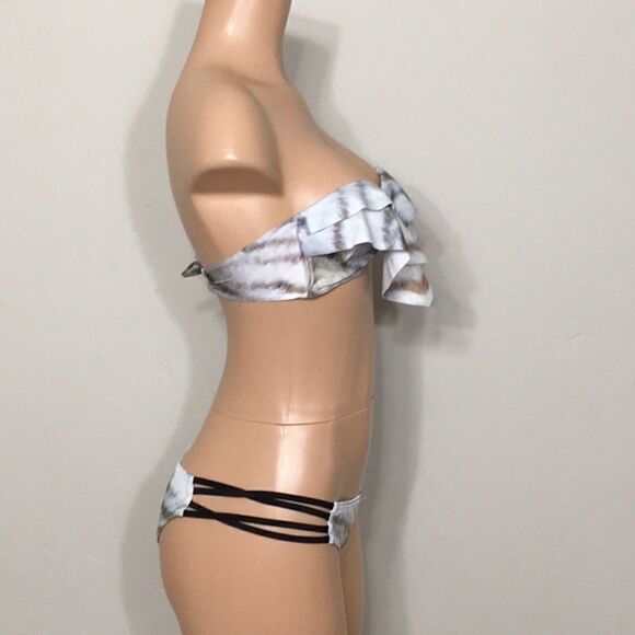 WILDFOX silver tiger bikini. NWT - Picture 6 of 8